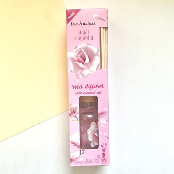 🏷️ Love & Nature Sugar Magnolia petals & seed diffuser with essential oils - Picture 4 of 14
